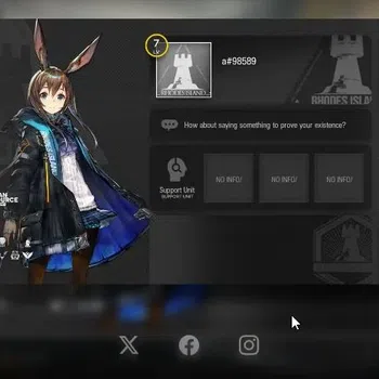 Arknights Accounts Starter Fresh Starter Lvl 7|68 Total Operator|2 Limited| Wang, Yu |Ch'en Alter Alter,Titi|Terminal