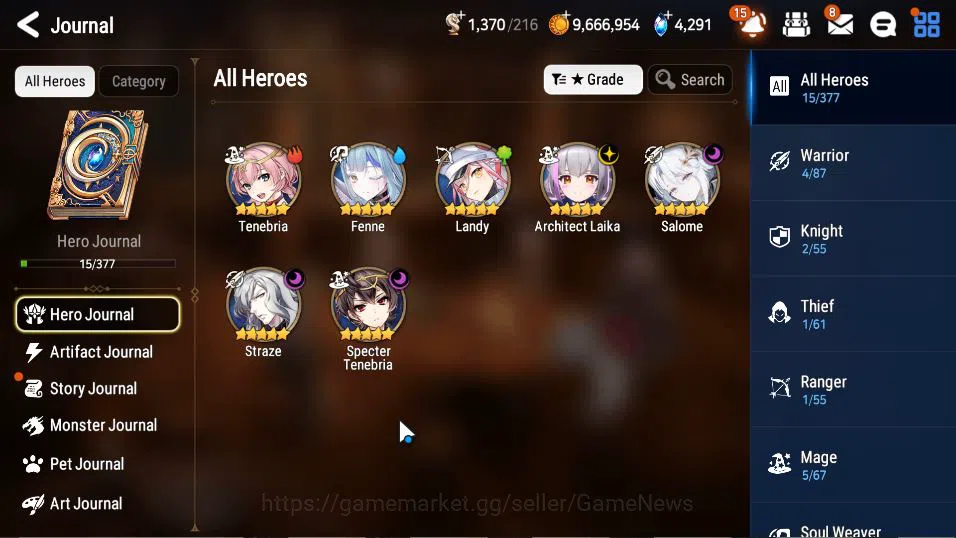 Epic Seven Accounts GLOBAL Unverif|New Era|4 ML(Salome,ALaika,Straze,S image 18