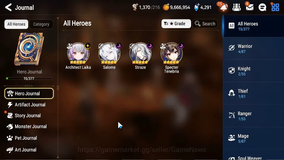 Epic Seven Accounts GLOBAL Unverif|New Era|4 ML(Salome,ALaika,Straze,S image 19
