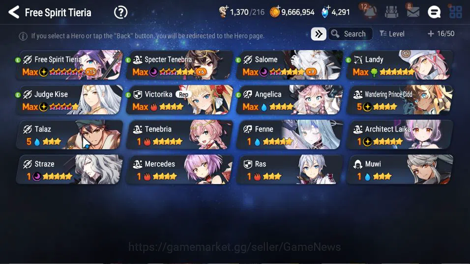 Epic Seven Accounts GLOBAL Unverif|New Era|4 ML(Salome,ALaika,Straze,S image 2