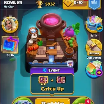 Clash Royale Accounts Starter Trophy 5932|CL 782|KTL 12|91 Cards|1 Champ|1 Hero|5 Evo|Arena 16|5 Gems + 27K Coins|Takemail