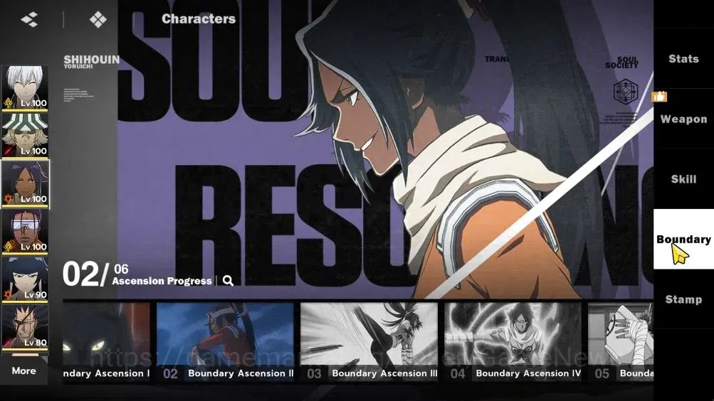 BLEACH: Soul Resonance Accounts NuverseSEA|LV 72|9 SSR 13