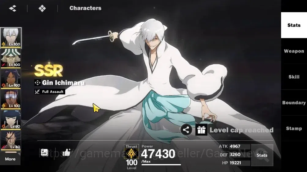 BLEACH: Soul Resonance Accounts NuverseSEA|LV 72|9 SSR 3