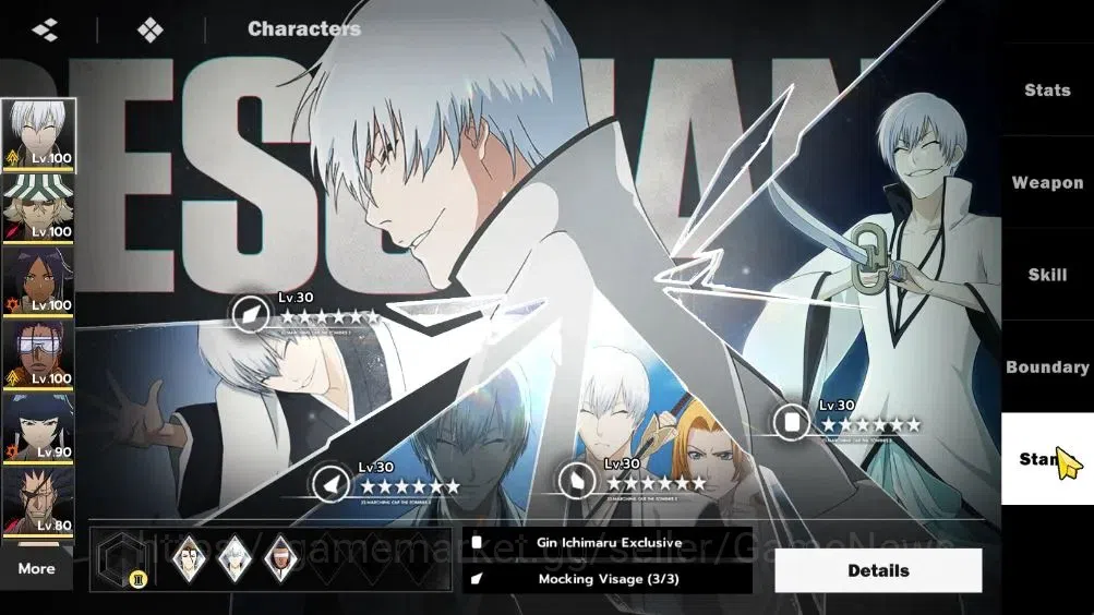 BLEACH: Soul Resonance Accounts NuverseSEA|LV 72|9 SSR 6
