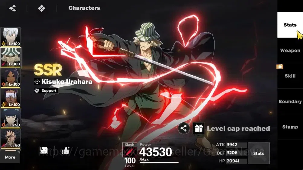 BLEACH: Soul Resonance Accounts NuverseSEA|LV 72|9 SSR 7