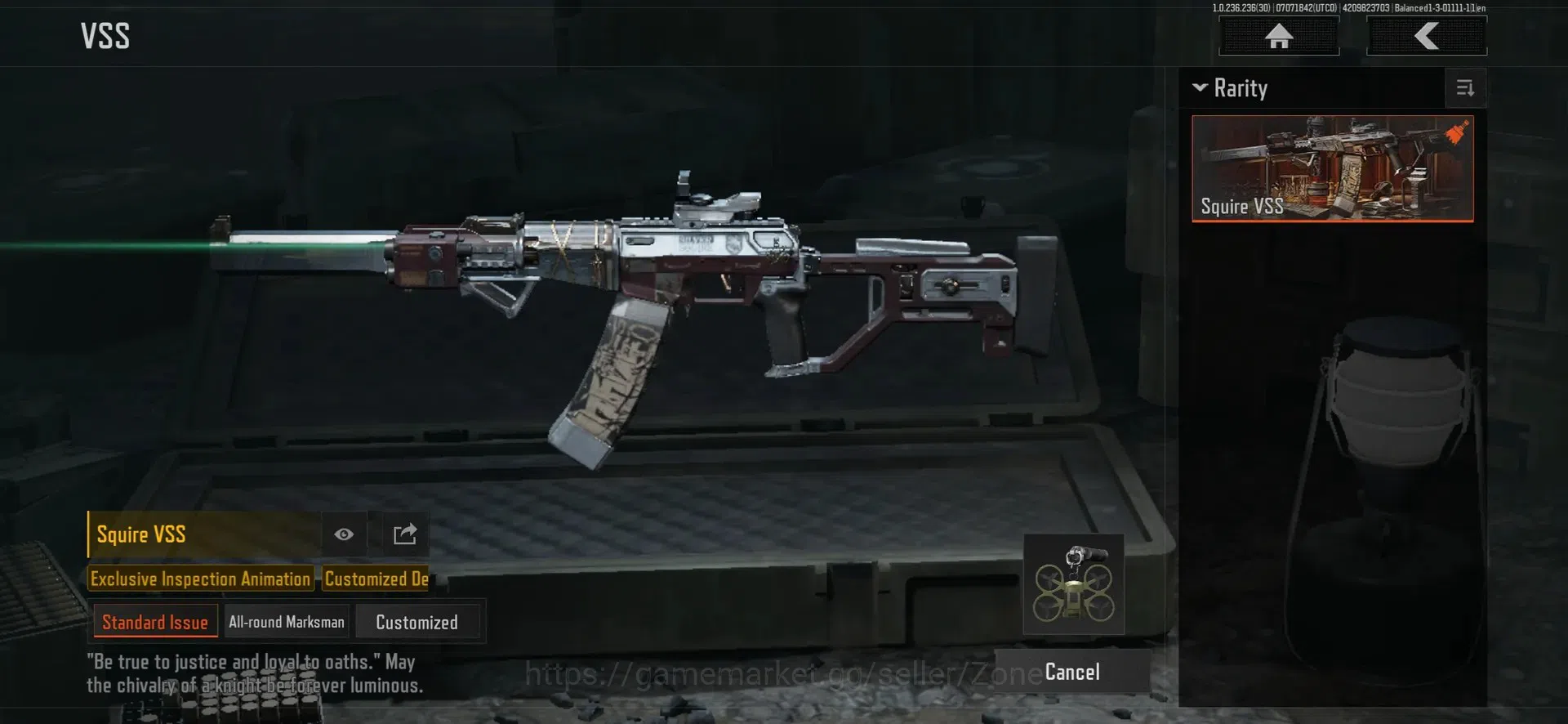 Arena Breakout Accounts High Value Unknown|CV 15.5 M | SV 17.9 M |Lgend VSS Ceremonial MCX, FA MPX, Squire VSS, SS Groza 7