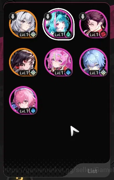 Neverness to Everness Accounts GLOBAL Europe|HL 3|1 S-Class Hotori|1 S-Class Char image 2