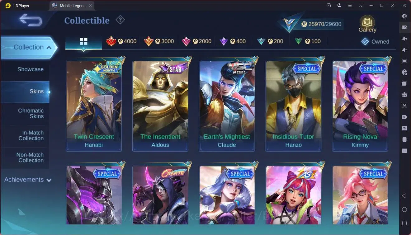 Mobile Legends: Bang Bang Accounts Collector Global |Hero 102|Skin 152|Expert|Spongebob Cyclops|Dragon Kimmy|Epic 13