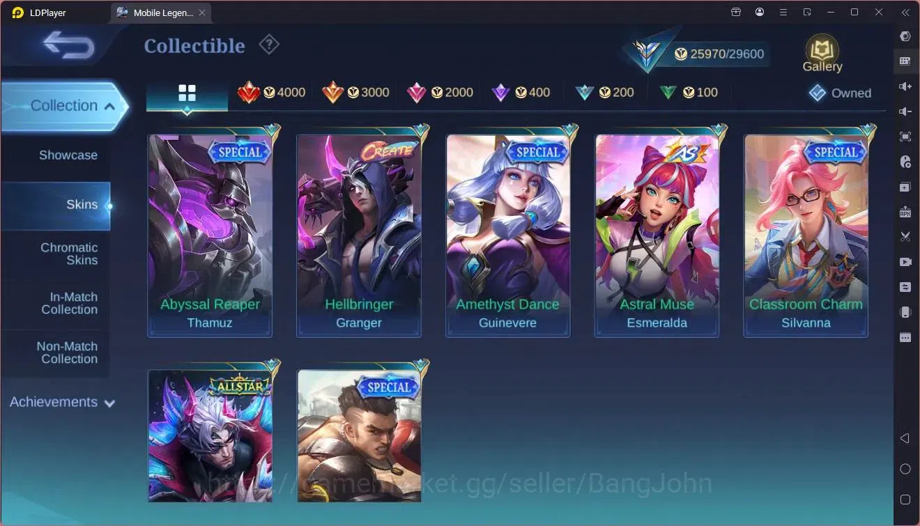 Mobile Legends: Bang Bang Accounts Collector Global |Hero 102|Skin 152|Expert|Spongebob Cyclops|Dragon Kimmy|Epic 14