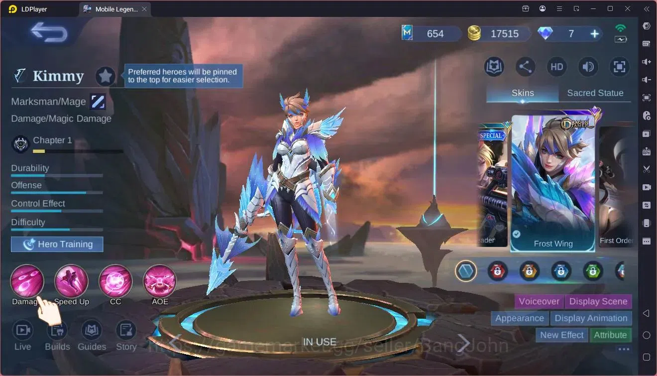 Mobile Legends: Bang Bang Accounts Collector Global |Hero 102|Skin 152|Expert|Spongebob Cyclops|Dragon Kimmy|Epic 20