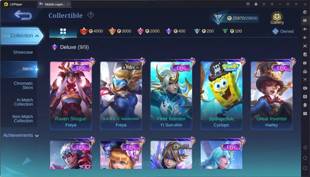 Mobile Legends: Bang Bang Accounts Collector Global |Hero 102|Skin 152|Expert|Spongebob Cyclops|Dragon Kimmy|Epic 7