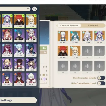 Genshin Impact Accounts Reroll ASIA |AR 46|3 Limit [Vodya,Skirk,Ayaka]+Mizuki,Diluc|QA Semeru|1 *5 WP|MC Famale|Check