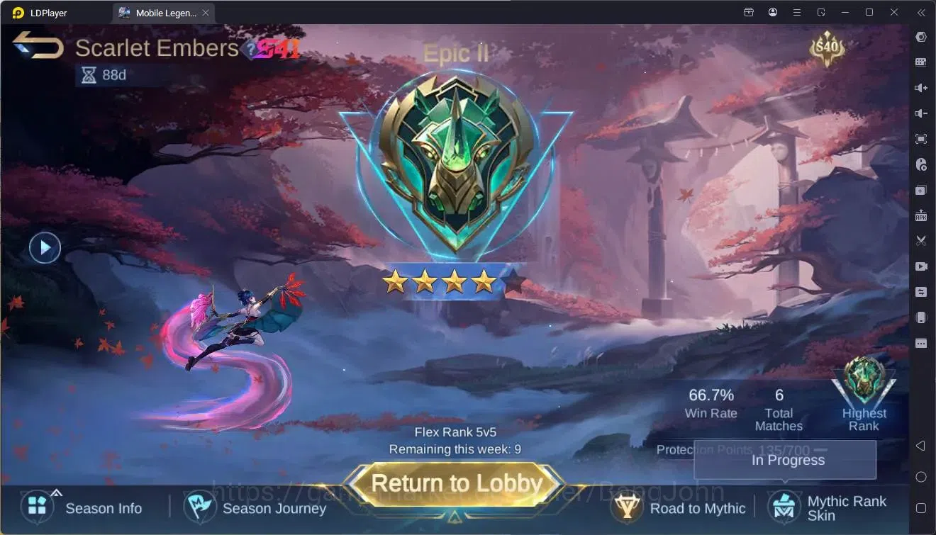 Mobile Legends: Bang Bang Accounts Global|Hero 133|Skin 268|Renowned|Naruto Julian|Pr image 18