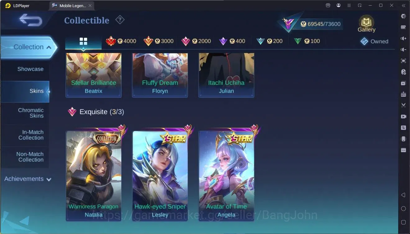 Mobile Legends: Bang Bang Accounts Global|Hero 133|Skin 268|Renowned|Naruto Julian|Pr image 8