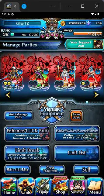 Grand Summoners Accounts Others GLOBAL|14 Ascend|SummerMiyu,Chloe,Roy TW,Jay TW,Fen,Islid,Sunraku,etc|More Detail Check 2