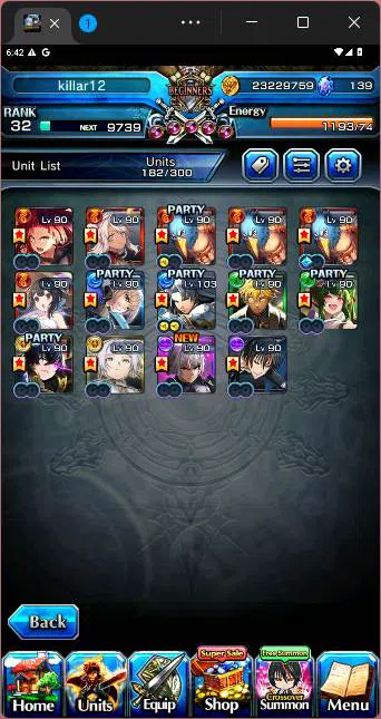 Grand Summoners Accounts Others GLOBAL|14 Ascend|SummerMiyu,Chloe,Roy TW,Jay TW,Fen,Islid,Sunraku,etc|More Detail Check 3
