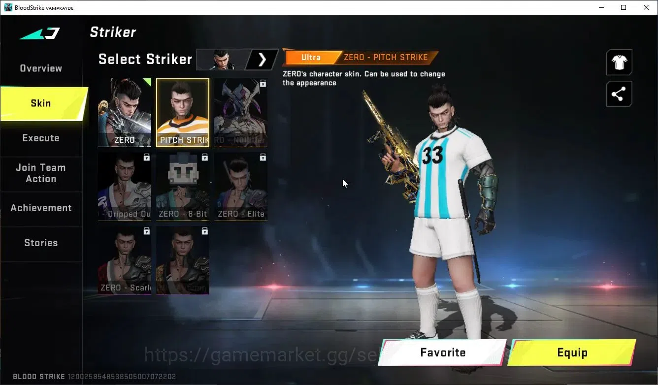 Blood Strike Accounts High-End ASIA|ETERNAL AUG-Empyrean+5 ULTRA[3 PitchStrike[Alondra,katya,Zero],Ethan,URB,Etc]|LMT 5