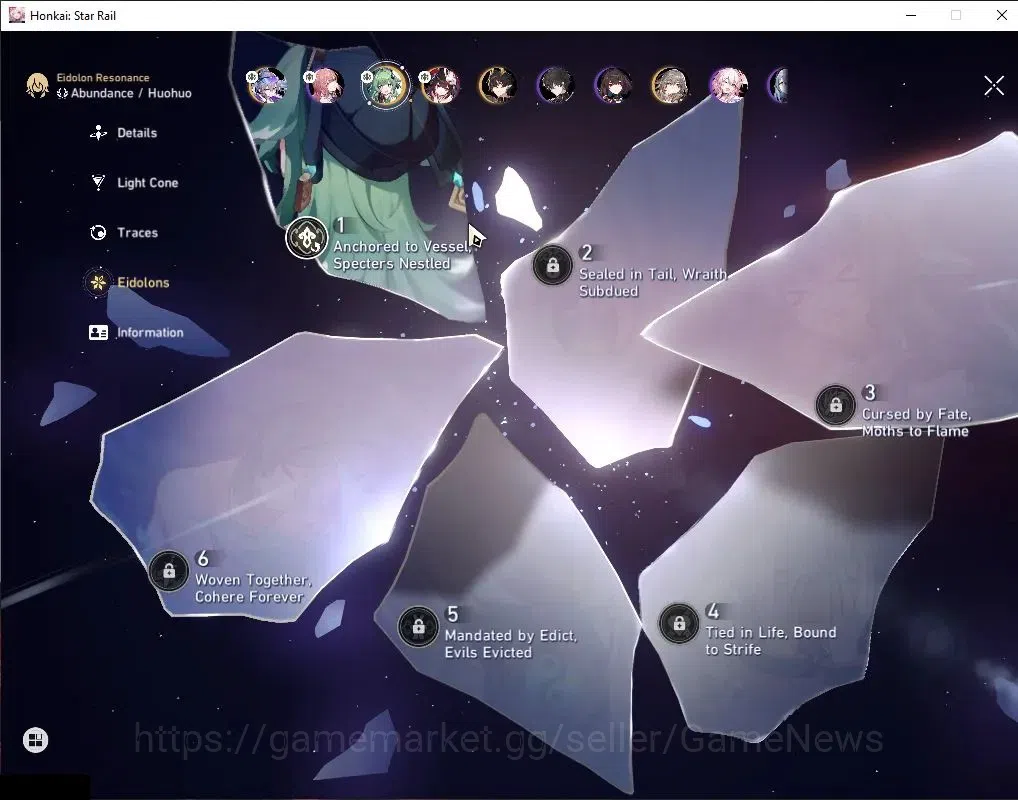 Honkai Star Rail Accounts Asia|TL 7|4 Limited|Huohuo E1,Silver Wolf 999,Spar image 5