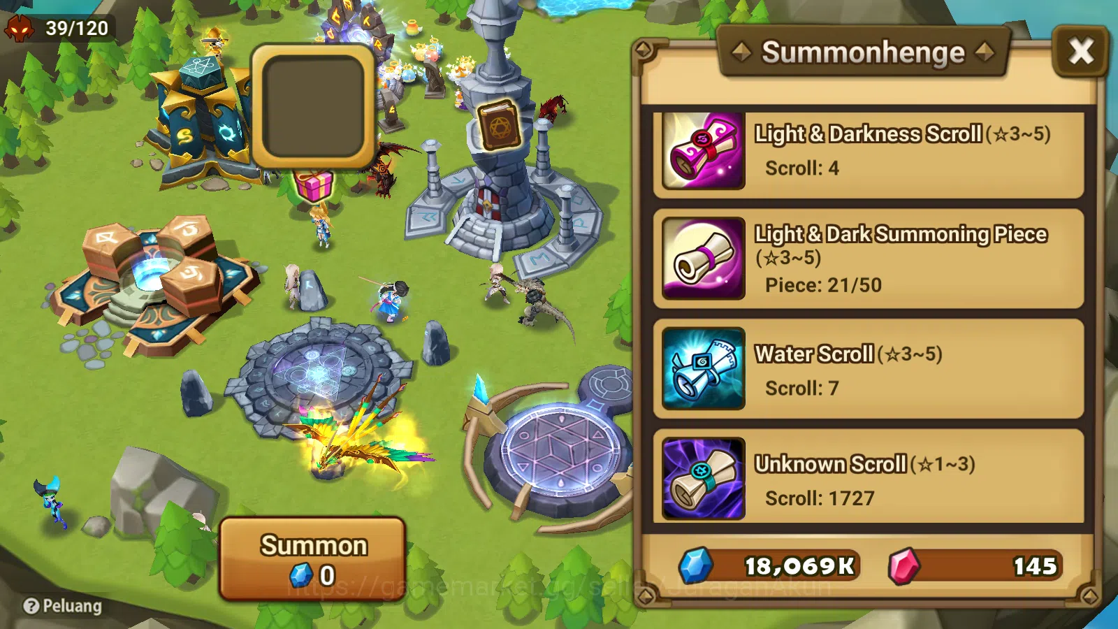 Summoners War: Sky Arena Accounts Starter EU|Lv 25|Ready Gacha|160 11 YSC + 3 LAAS + 5 LS + 4 LDS 7 WaterS + 103 MS +|1 4