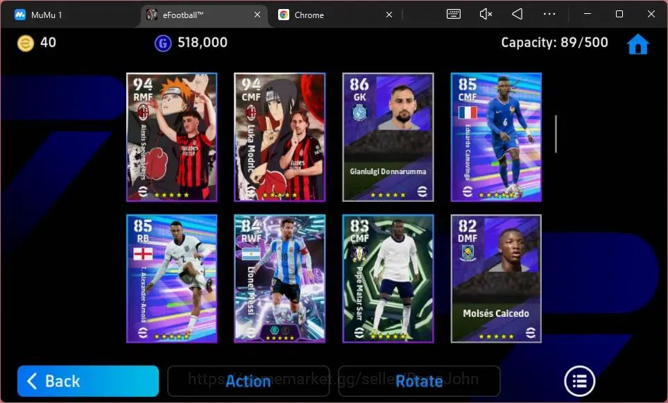 eFootball Accounts ANDROID|PW 2960|Epc Frank Lampard|Epc Ronaldinho G image 7