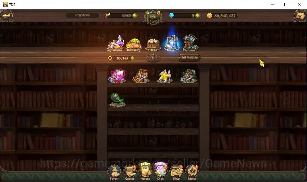The Seven Deadly Sins: Grand Cross Accounts Global|30 LS|1,5M CC|3 LR+4 UR+Collab ReZero|Brunh image 18