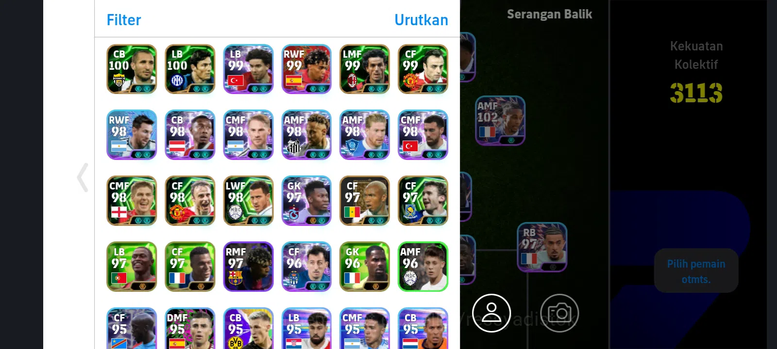 eFootball Accounts Meta Player EFOOTBALL 2026 | PACK FRANCE FULL, DONADONI, DIMITRI BERBATOV, ONANA SHOW TIME, 3 MANAGER 3