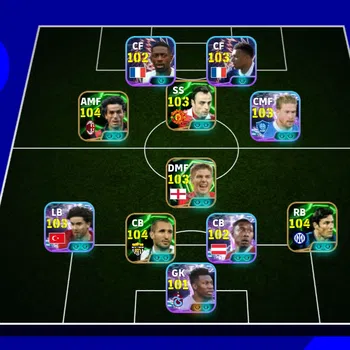 eFootball Accounts Meta Player EFOOTBALL 2026 | PACK FRANCE FULL, DONADONI, DIMITRI BERBATOV, ONANA SHOW TIME, 3 MANAGER