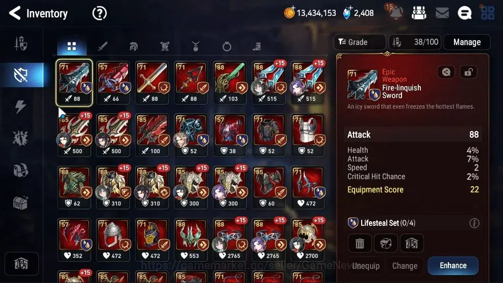 Epic Seven Accounts GLOBAL UnVerif|New Era|5 ML (Rhiana&Lucellia,Harse image 18