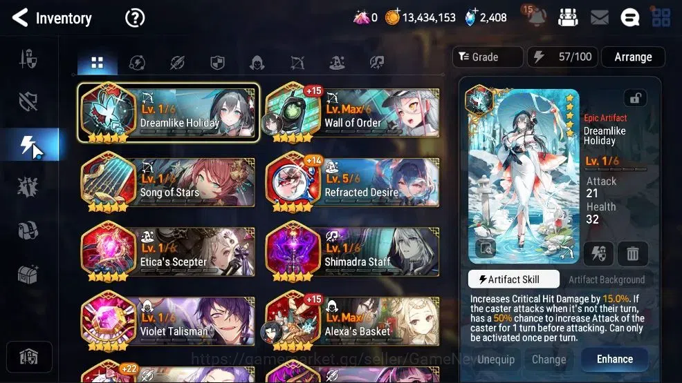 Epic Seven Accounts GLOBAL UnVerif|New Era|5 ML (Rhiana&Lucellia,Harse image 20
