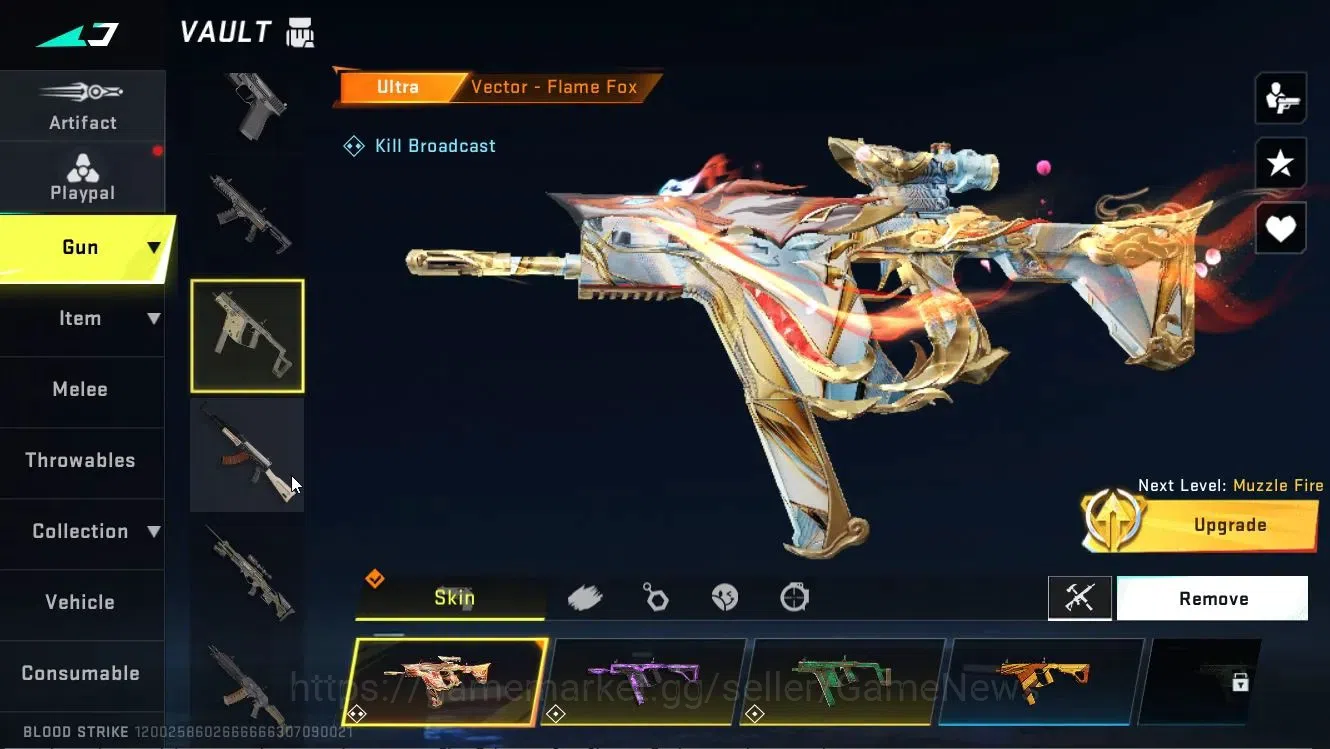 Blood Strike Accounts Collab Skin ASIA|ETERNAL ZERO-Odashadow|Collab BLEACH[Ethan-Byakuya]+EVA[SCAR-EVA08]|ULTRA MELEE 15