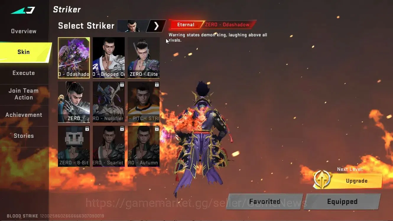 Blood Strike Accounts Collab Skin ASIA|ETERNAL ZERO-Odashadow|Collab BLEACH[Ethan-Byakuya]+EVA[SCAR-EVA08]|ULTRA MELEE 4