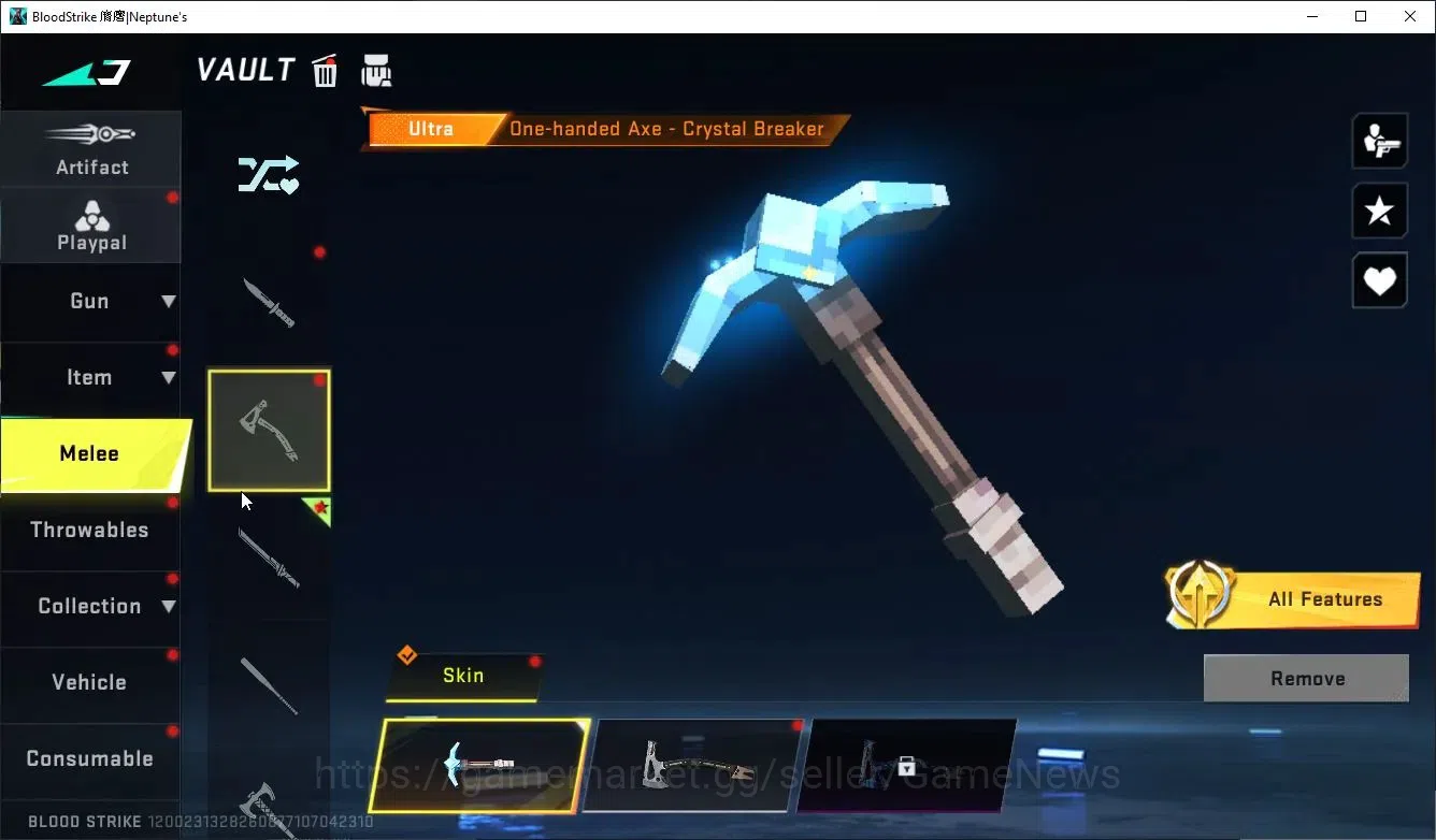 Blood Strike Accounts ASIA|MELEE AXE-Crystal|21 ULTRA[Ethan-AgentZ,Etc]+ image 15