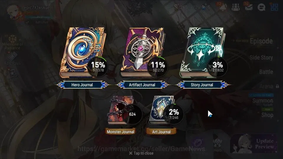 Epic Seven Accounts GLOBAL Unverif|New Era|Starter 3 ML(Salome,DK Shar image 3
