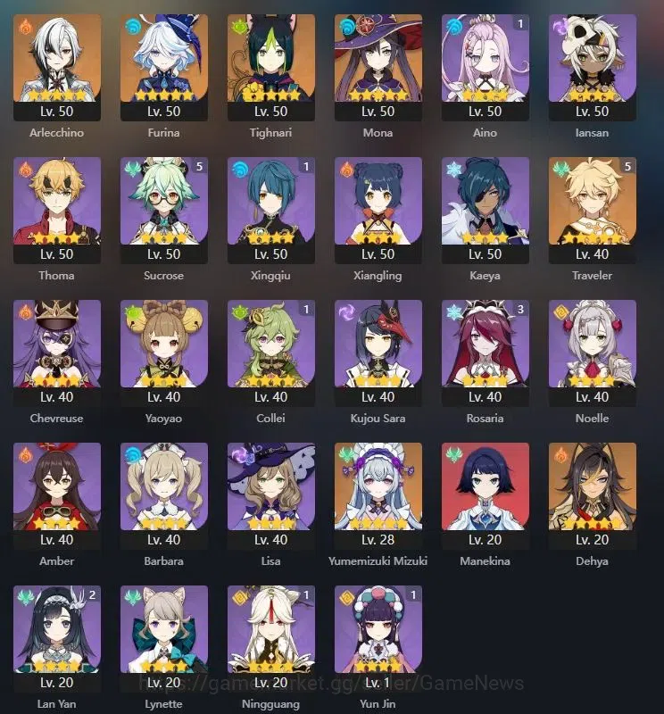 Honkai Star Rail Accounts Asia|TL 70|Free GI|20 SRSP|15 Limited|[Sunday,Sabe image 14