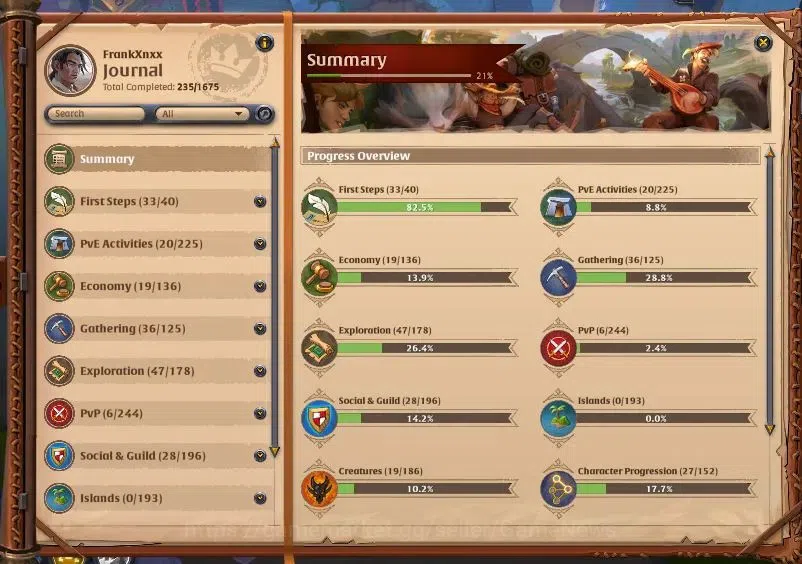 Albion Online Accounts ASIA | 3,66M Total Fame - 13M Bank Value - 1,3M Si image 12