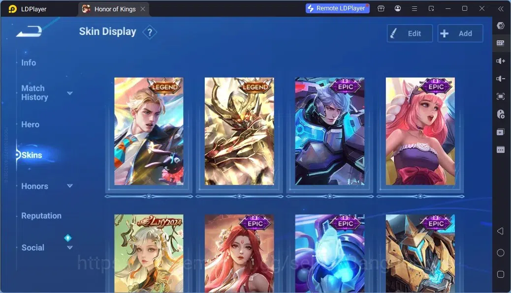 Honor of Kings Accounts Rare Skin Global |63H 43S|2 Legend|1Lny|8 Epic|1 Event Exclusive|1HonorPass|13 Rare Skins |TakeMail 3
