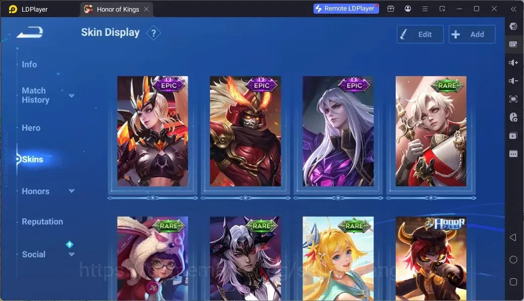 Honor of Kings Accounts Rare Skin Global |63H 43S|2 Legend|1Lny|8 Epic|1 Event Exclusive|1HonorPass|13 Rare Skins |TakeMail 4