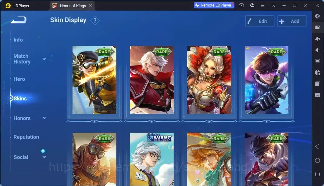 Honor of Kings Accounts Rare Skin Global |63H 43S|2 Legend|1Lny|8 Epic|1 Event Exclusive|1HonorPass|13 Rare Skins |TakeMail 5