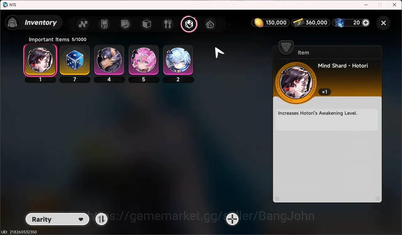 Neverness to Everness Accounts EU | Starter LV 3 | 2 SSR Hotori, Sakiri + 1 SSR S image 4