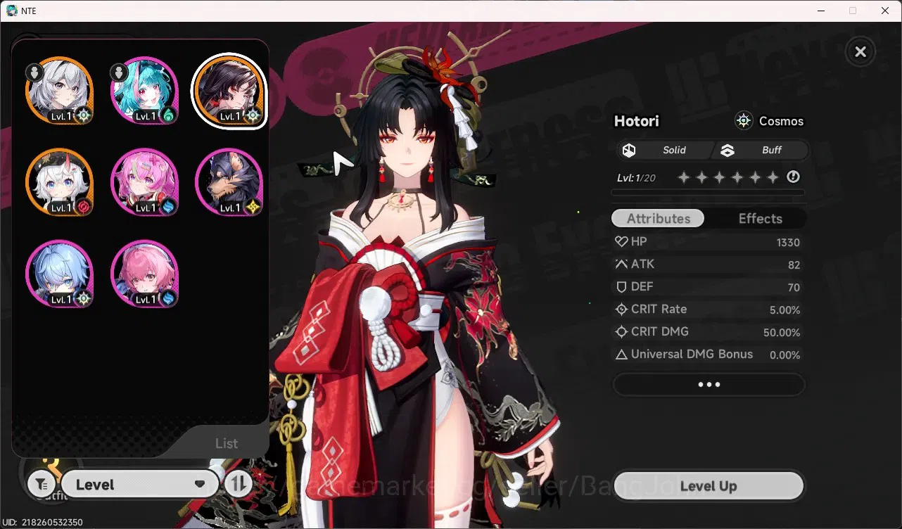 Neverness to Everness Accounts EU | Starter LV 3 | 2 SSR Hotori, Sakiri + 1 SSR S image 8