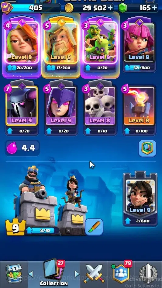 Clash Royale Accounts KTL 9|Trophy 3135|Card 51|Limited Skin|1 Hero 5 EV image 3