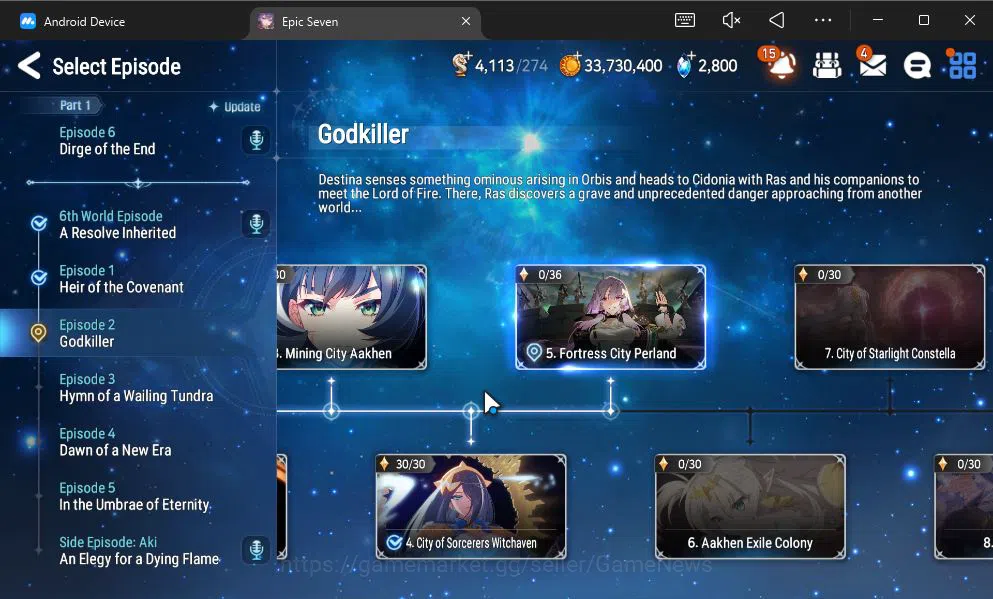 Epic Seven Accounts GLOBAL Unverif|New Era|7 ML(LOTScales,Belian,LH Ce image 15