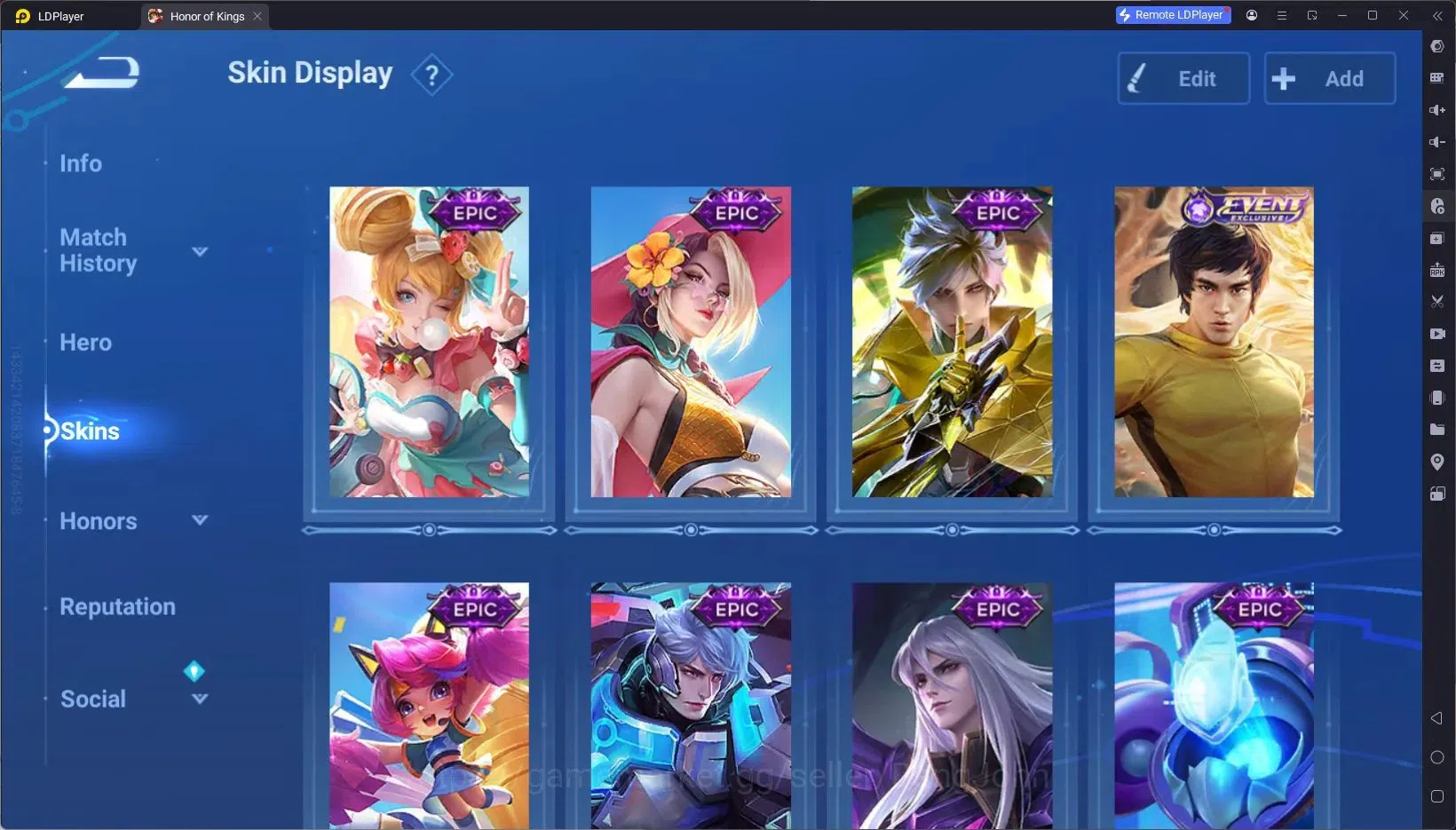 Honor of Kings Accounts Global | 80H 89S | FLAWLESS Xiao Qiao, LIMITED Wha image 6