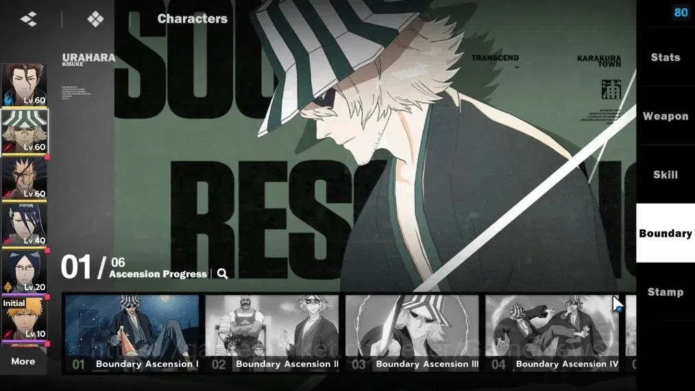 BLEACH: Soul Resonance Accounts NA Crunchyroll|LV 42|8 SSR [(AizenB1,UraharaB1,Zar image 10
