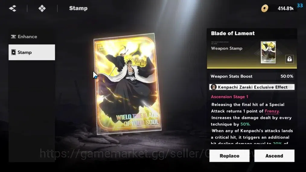 BLEACH: Soul Resonance Accounts NA Crunchyroll|LV 42|8 SSR [(AizenB1,UraharaB1,Zar image 13