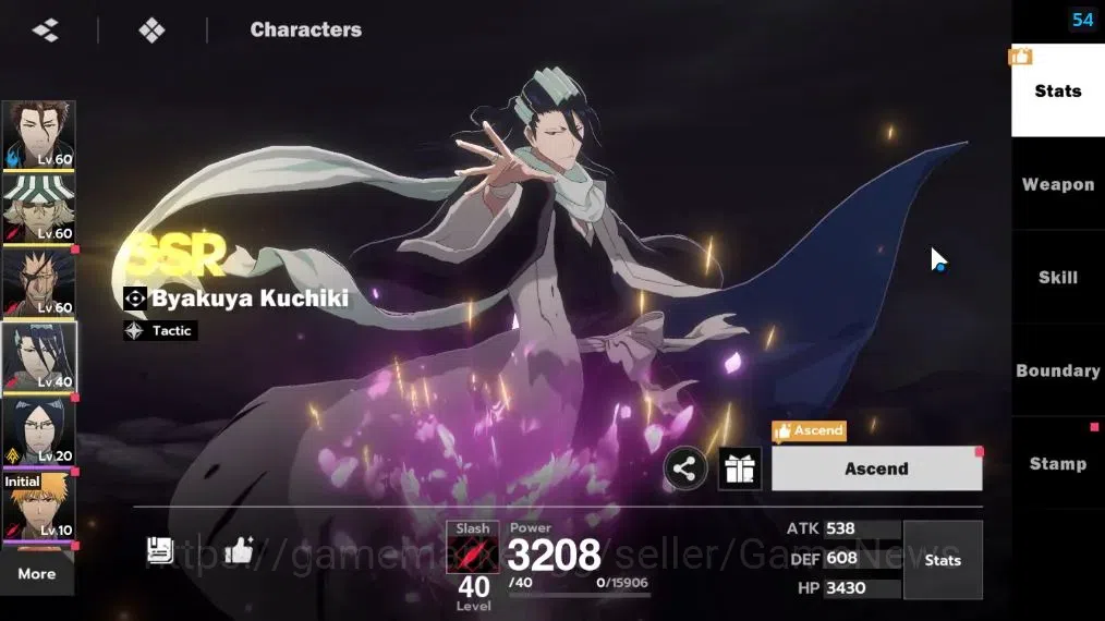 BLEACH: Soul Resonance Accounts NA Crunchyroll|LV 42|8 SSR [(AizenB1,UraharaB1,Zar image 15