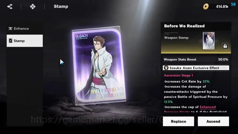 BLEACH: Soul Resonance Accounts NA Crunchyroll|LV 42|8 SSR [(AizenB1,UraharaB1,Zar image 5