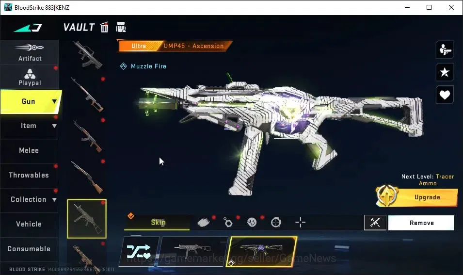 Blood Strike Accounts EU MENA|ETERNAL M4A1-Blight Lv2|Melee ULTRA Butter image 10