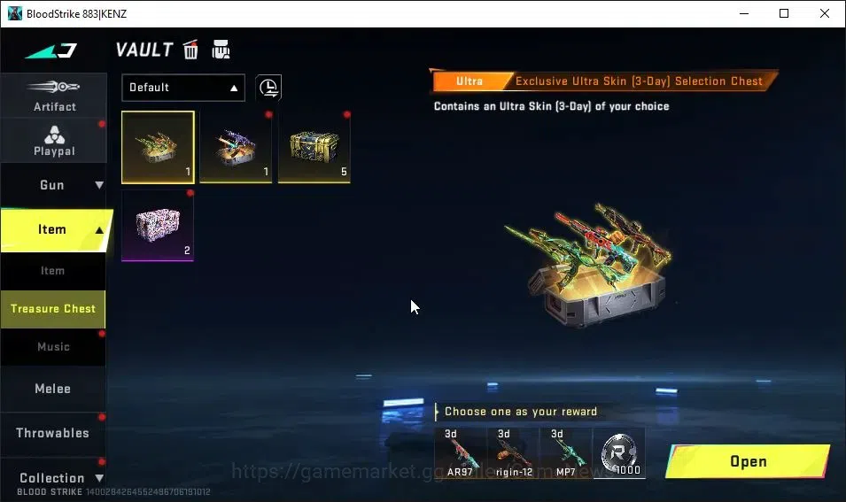 Blood Strike Accounts EU MENA|ETERNAL M4A1-Blight Lv2|Melee ULTRA Butter image 12