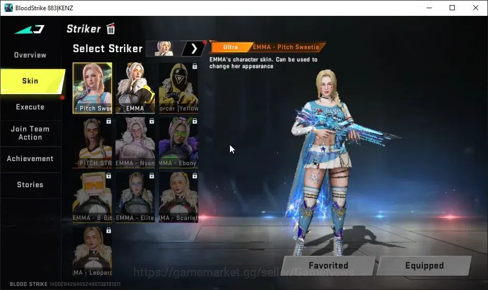 Blood Strike Accounts EU MENA|ETERNAL M4A1-Blight Lv2|Melee ULTRA Butter image 6
